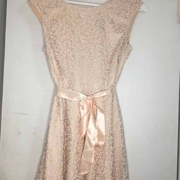Lacy Beaded Tea Party Dress - Picture 2 of 5
